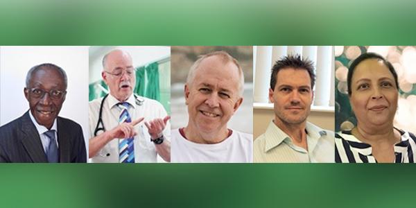 Wits Journal of Clinical Medicine and Wits Press webinar speakers L_R Dr Dwomoa Adu, Prof. Guy Richards, Dr Mark Tomlinson, Dr Warren Lowman, Prof. Feroza Motara. Prof. Pravin Manga not pictureden Wits Journal of Clinical Medicine and Wits Press webinar speakers L_R Dr Dwomoa Adu, Prof. Guy Richards, Dr Mark Tomlinson, Dr Warren Lowman, Prof. Feroza Motara. Prof. Pravin Manga not pictureden